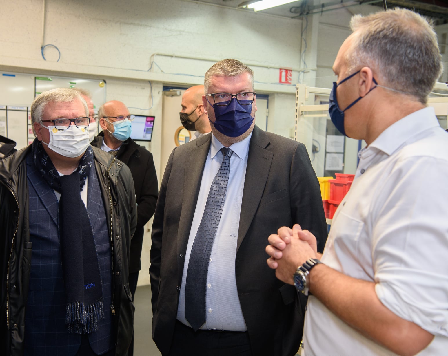 Visite de M. Dorvan, Président du Conseil départemental d'Eure-et-Loir